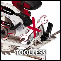 Пила дискова акумуляторна TE-CS 18/165-1LI - Solo PXC 18В Einhell teh0025800 - мініатюра 7