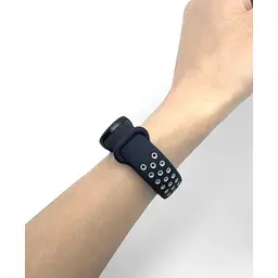 Ремінець Becover Vents Style для Xiaomi Mi Smart Band 9 Blue-White (711987) - мініатюра 5