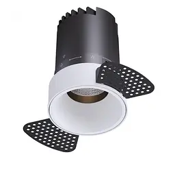Світильник точковий врізний KLOODI KD-GIRON134 TR 12W 4K 38D WH/REF-WH