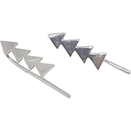 Срібні сережки-кафи Qvaliz. 902-01095