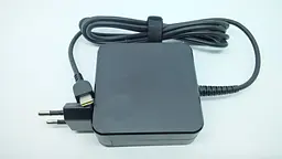 Блок живлення Lenovo 65W 20V, 3.25A + 15V, 3A + 9V, 2A + 5V, 2A, роз'єм USB type-C, квадратний, мережевий - мініатюра 2