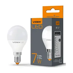 Лампочка TITANUM LED G45e 7W E14 4100K (VL-G45e-07144) - мініатюра 3