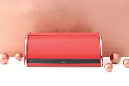 Хлібниця Brabantia Roll Top Bread Bin, 44,5x26,2х17,3 см, червоний (484001) - мініатюра 4