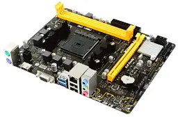 Мат.плата FM2+ (A68H) Biostar A68MHE, A68H, 2xDDR3, Int.Video(CPU), 4xSATA3, 1xPCI-E 16x 3.0, 1xPCI E 1x 2.0, ALC662, RTL8111H, 2xUSB 3.2 / 6xUSB 2.0, VGA/HDMI, mATX