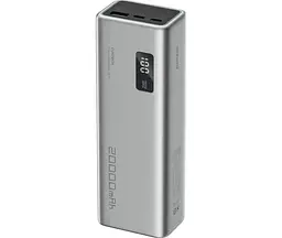 Зовнішній акумулятор CUKTECH PB200P 20000mAh 150W 3 порти 2C1A сірий - мініатюра 2
