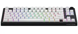 Клавіатура HATOR Skyfall 80 Wireless ENG Black White (HTK3180) - мініатюра 4
