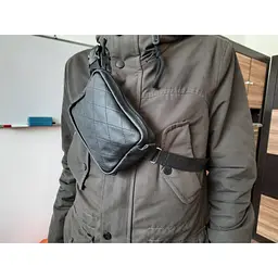 Шкіряна сумка бананка Gofin 20х16 см sum0009974 - мініатюра 4