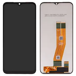 Дисплей Samsung A145 Galaxy A14, чорний, без рамки, , з широким обідком, best