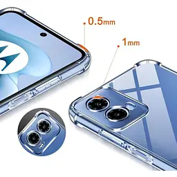 Панель BeCover Anti-Shock для Motorola Moto G35 Clear (712779) - мініатюра 3
