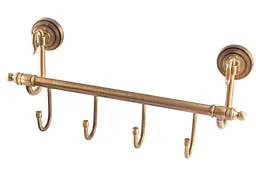 Планка з 4-ма гачками Kugu Versace Antique 210-4A, Бронза