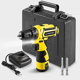 Дриль-шурупокрут акумуляторний Trotec PSCS 11-12V з кейсом (DAS302793) - мініатюра 11