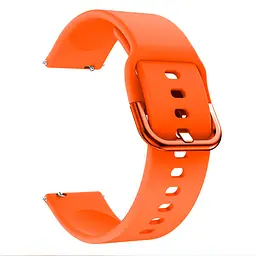 Силіконовий ремінець One Watchbands Samsung Galaxy Watch 4 Classic 46mm - помаранчевий розмір L ширина кріплення 20мм (WB00S4ONE2446) - мініатюра 2