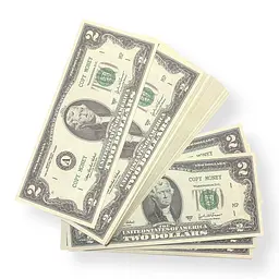Купюри сувенірні номіналом 2 долари США 100 шт. - мініатюра 2