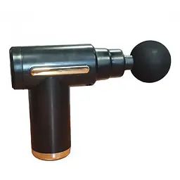 Масажер ручний м'язовий акумуляторний 4 насадки Fascial Gun 8673 - мініатюра 2