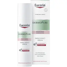 Сироватка потрійної дії Eucerin Dermo Pure для проблемної шкіри, 40 мл