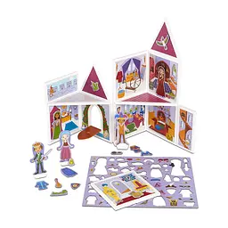 Ігровий набір Melissa & Doug магнітний Середньовічний замок (MD30662) - мініатюра 2