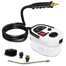 Пароочисник для прибирання Steam Cleaner 2500 Вт (1200 мл) з насадками та шлангом 2.2 м парогенератор для меблів, кухні, ванної та авто 
