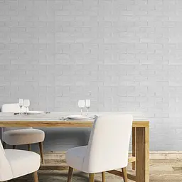 Самоклеюча 3D панель Sticker Wall культурний камінь білий 700х800х8мм 196 SW-00000485 - мініатюра 5