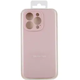 Чохол Silicone Case Full Camera Protective (AA) NO LOGO для Apple iPhone 13 Pro Max (6.7) Рожевий / Chalk Pink - мініатюра 7