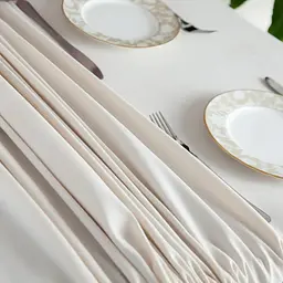 Скатертина ТЕП Aquastop водовідштовхувальна Milky White 150x150 см (С-04222_30305) - мініатюра 5