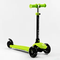 Самокат-велобіг 3 в 1 Best Scooter 31х12х55-69 см Зелений 000231636 - мініатюра 5