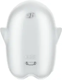 Вакуумний кліторальний стимулятор з вібрацією Satisfyer Glowing Ghost білий - мініатюра 8