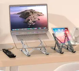 Підставка для ноутбука планшета OfficePro LS-320-B Alloy Aluminum Black - мініатюра 6