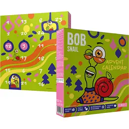 Цукерка Bob Snail Адвент-календар Диско з іграшками та стікерами 97 г (4820219347040) - мініатюра 1