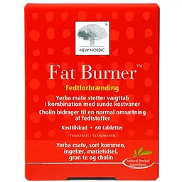 Засіб для схуднення New Nordic Fat Burner спалювач жиру 60 таблеток