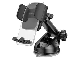 Автомобільний тримач для смартфона Proove Crystal Clamp Plus Suction Type Car Mount Black
