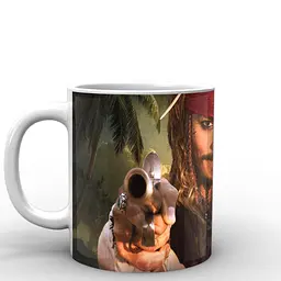 Кухоль GeekLand Pirates of the Caribbean Пірати Карибського моря зі зброєю PC.02.025 330 мл білий - мініатюра 2