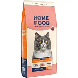 Сухий корм для вибагливих котів Home Food Adult Chicken&Liver, 10 кг