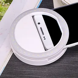 Світлодіодне кільце для селфи Primo XJ-01 Selfie підсвічування White - мініатюра 2