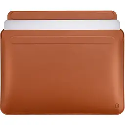 Чохол-кишеня WiWU Skin Pro II Leather Sleeve для MacBook Air 15` (2023-2025) Brown [159612] - мініатюра 3