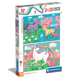 Пазл Clementoni I Believe in Unicorns 2 шт по 20 елементів (24754) - мініатюра 1