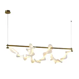Люстра LED Levistella 7813168 (1500) AB, 26W, 3000K, бронзовий, стельова, сучасний стиль для дому - мініатюра 2