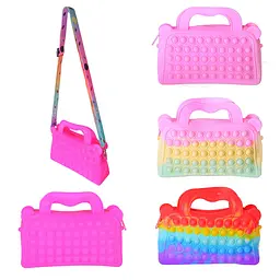 Силіконова сумочка-антистрес pop-it crossbody для дітей (C44405) в асортименті