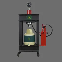 Маслопрес 50т швелер холодного віджиму CraftOil з дерев'яною бочкою на 3 літри