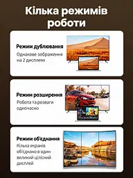 Оптоволоконний кабель HDMI UGREEN HD183 2.1 8K 60 Гц 50 м чорний (55510) - мініатюра 7