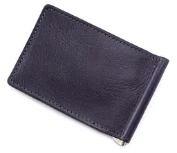 Чоловічий шкіряний затискач для грошей GRANDE PELLE 12х8х1 см acs0024462 - мініатюра 3
