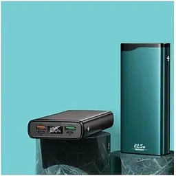 Зовнішній акумулятор Remax Kingkong II 20000mAh QC 22.5W сірий (RPP-129) - мініатюра 5