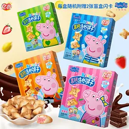 Печиво з кальцієм Yizhi Biscuit Peppa Pig Chocolate Flavor 160г - мініатюра 4