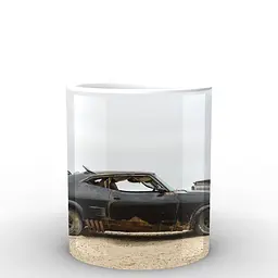 Кухоль GeekLand Шалений макс Mad Max killer car MM.02.019 330 мл білий - мініатюра 2