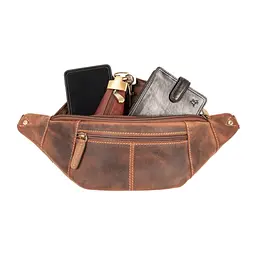 Сумка Visconti 721 Bumbag Large Oil Tan (721 OIL TAN) - мініатюра 7