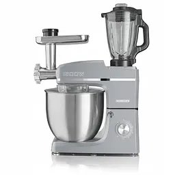 Кухонний комбайн-тестоміс 3 до 1 Heinrich's HKM 8083 Silver 10 л