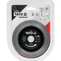 Диск відрізний алмазний по гресу і кераміці YATO Ø= 125/22.2x1.8 мм (YT-59973) - мініатюра 4