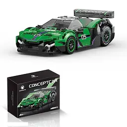 Конструктор A-Toys Автомобіль 373 деталей гумові шини DG3015