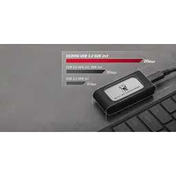 Накопичувач SSD USB Type-C 1TB XS2000 Kingston (SXS2000/1000GA) - мініатюра 7