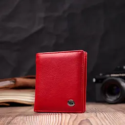 Яскрава модель гаманця з натуральної шкіри ST Leather 19475 червона - мініатюра 8