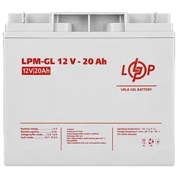 Аккумулятор гелевий LPM-GL 12V - 20 Ah - мініатюра 4